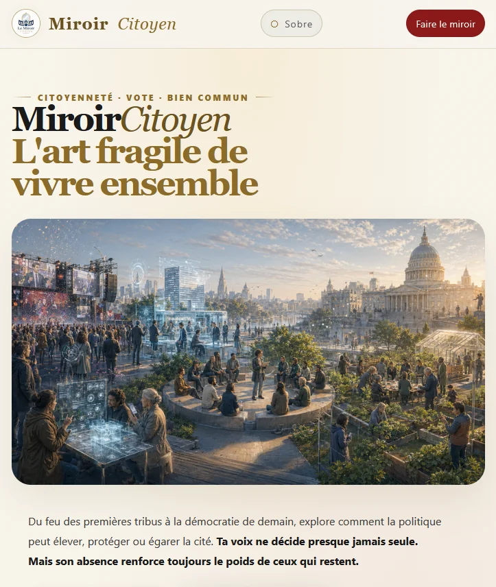 Aperçu MiroirCitoyen